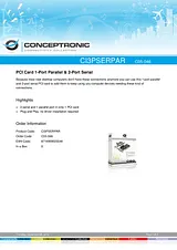 Conceptronic CI3PSERPAR C05-046 Manual De Usuario