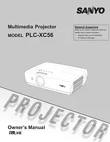 Sanyo PLC-XC56 Manuale Utente