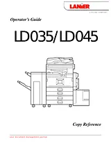 Lanier LD 035 Справочник Пользователя