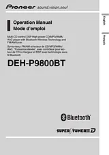 Pioneer DEH-P9800BT User Guide