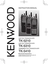 Kenwood TK-5410 Manual Do Utilizador
