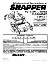 Snapper EZF2100DKU Manual De Usuario