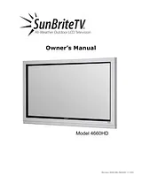 SunBriteTV 46-006-4660HD-111005 User Manual
