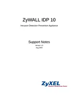 ZyXEL Communications zywall idp 10 Справочник Пользователя