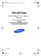 Samsung SGH-x497 Benutzerhandbuch