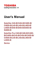 Toshiba L40D-B Manual De Usuario