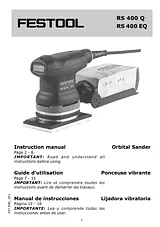 Festool RS 400 Q Manual De Usuario