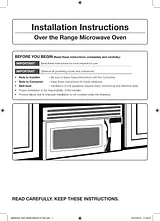 Samsung OTR Microwave Installationsanleitung