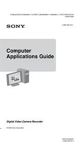 Sony DCR-PC330/IP1 Справочник Пользователя