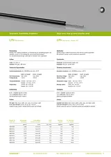 Kabeltronik 060115028, Single Core Wiring Cable, , AWG, Green-yellow Sheath 060115028 Data Sheet