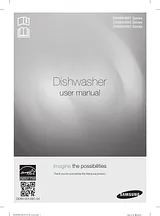 Samsung Waterwall Dishwasher (DWH9930 Series) Manuel D’Utilisation