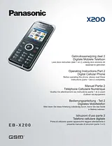 Panasonic EB-X200 작동 가이드