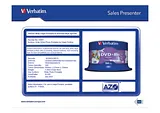 Verbatim DVD+R Wide Inkjet Printable ID Branded 43651 전단