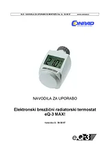 Eq 3 MAX! Wireless thermostat head 99017 데이터 시트