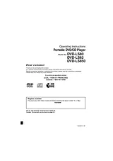 Panasonic DVD-LS80 Справочник Пользователя