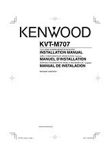 Kenwood KVT-M707 설치 설명서