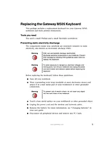 Gateway M505 Guida Utente