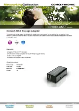 Conceptronic Printer and Storage Network Adapter C05-350 전단