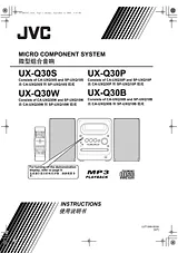 JVC UX-Q30B Manuale Utente