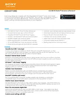 Sony CDX-GT710HD Guide De Spécification