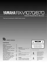 Yamaha RX-V870 User Manual