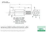 Bkl Electronic RCA connector Socket, straight Number of pins: 2 Red 072210/T 1 pc(s) 072210/T Scheda Tecnica