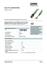 Phoenix Contact Bus system cable SAC-5P- 5,0-900/M12FSB 1507120 1507120 Data Sheet