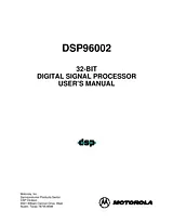 Motorola DSP96002 사용자 설명서
