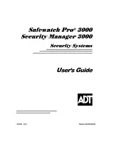 ADT Security Services 3000 사용자 설명서