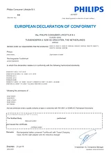 Philips HX9112/02 Declaration Of Conformity