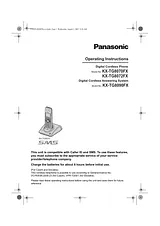 Panasonic kx-tg8090fx 사용자 설명서