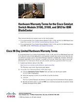 Cisco Cisco Catalyst Switch Module 3012 for IBM BladeCenter Installation Guide