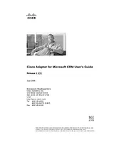 Cisco Cisco Unified CRM Connector 7.5 ユーザーガイド