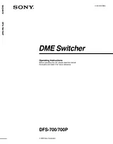 Sony DFS-700P Benutzerhandbuch