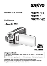 Sanyo VPC-WH1GX Manual Do Utilizador