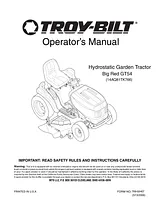 Troy-Bilt GT54 用户手册