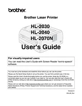 Brother HL-2070N Owner's Manual