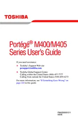 Toshiba M400 Manuale Utente