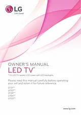 LG 55LY345C Owner's Manual