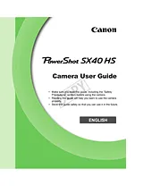 Canon SX40 HS 사용자 설명서