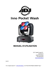 Adj Moving head No. of LEDs: 4 Inno Pocket Wash 1237000105 Data Sheet