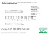 Bkl Electronic 10120838 Precision - Socket Connector, Straight Grid pitch: 2.54 mm Number of pins: 1 x 20 Nominal curren 10120838 Hoja De Datos