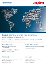 Sanyo PDG-DXL100 产品宣传页