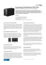 Synology DS710+ DS710+/4TB Folheto