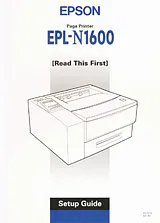 Epson EPL-N1600 설치 가이드