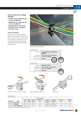 Hellermann Tyton Edge Clip Cable Tie, Black, 4.6mm x 200mm, 1 pc(s) Pack, CBTO50R-PA66-BK-D1 156-01601 156-01601 Data Sheet
