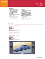 Sony XVM-F65WL Guida Specifiche