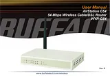 Buffalo Technology Buffalo AirStation WYR-G54 Manuel D’Utilisation