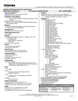 Toshiba U845W-S414 PSU5RU-00V003 User Manual