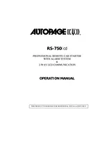 Auto Page rs-750lcd Справочник Пользователя